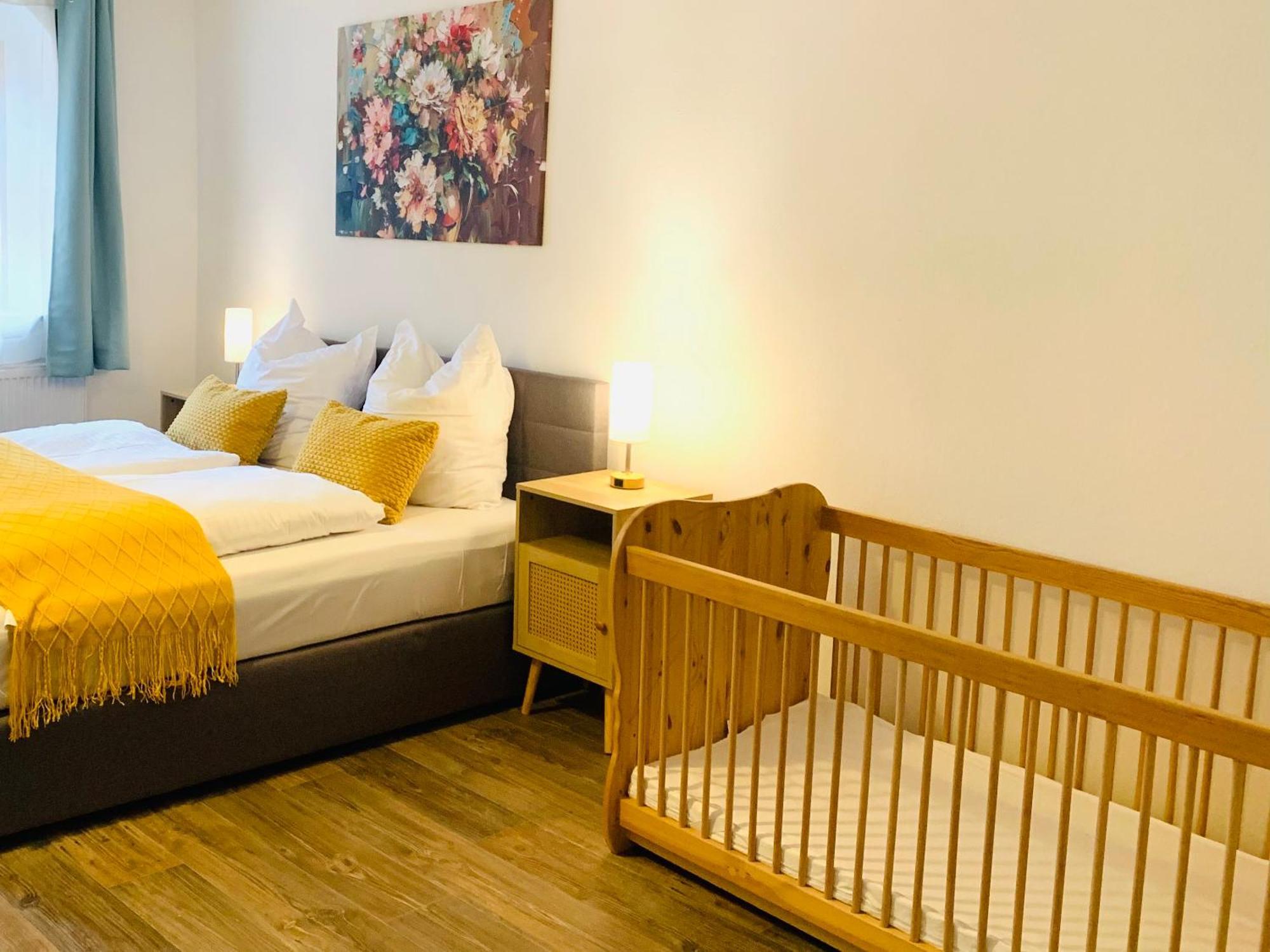 Am Schloss Wolkenstein, 86M2, 3Br, Babybett, Office Exterior photo